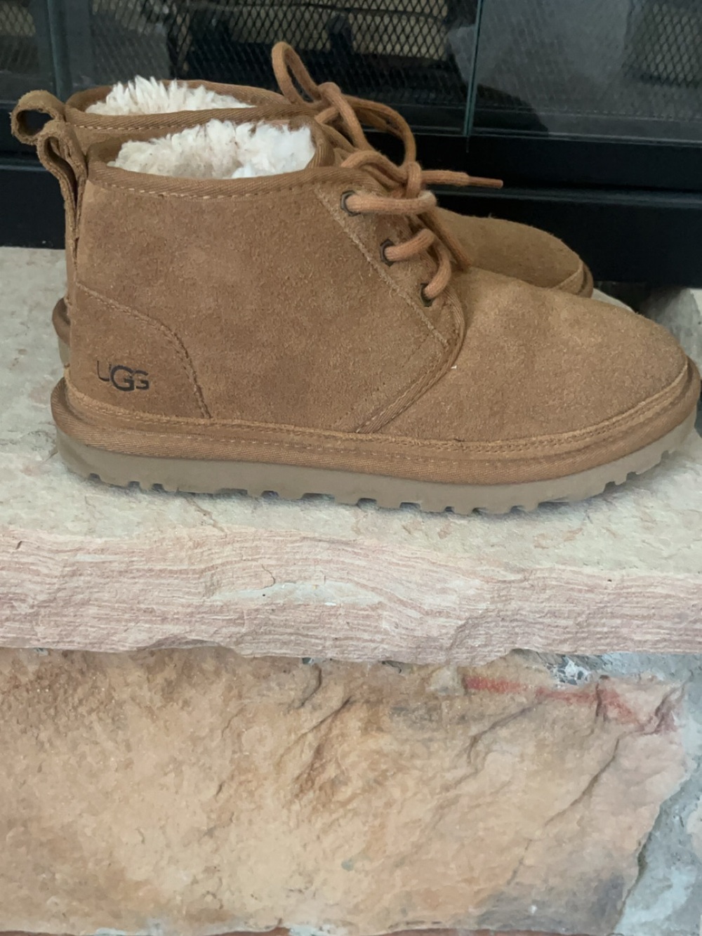 UGG lace-up booties